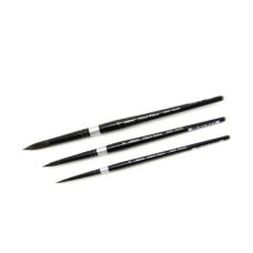 Assortiment de 3 pinceaux 3000S n°4,8,12 Black Velvet