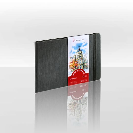 Watercolour book Hahnemühle A4 Paysage 21 x 29,7 200g 30f grain fin