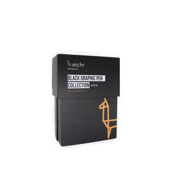 Coffret Feutres black graphic pen Etchr