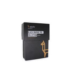 Coffret Feutres black graphic pen Etchr