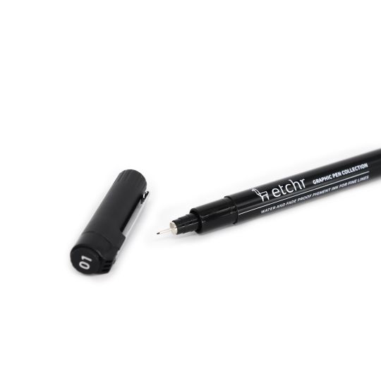 Coffret Feutres black graphic pen Etchr