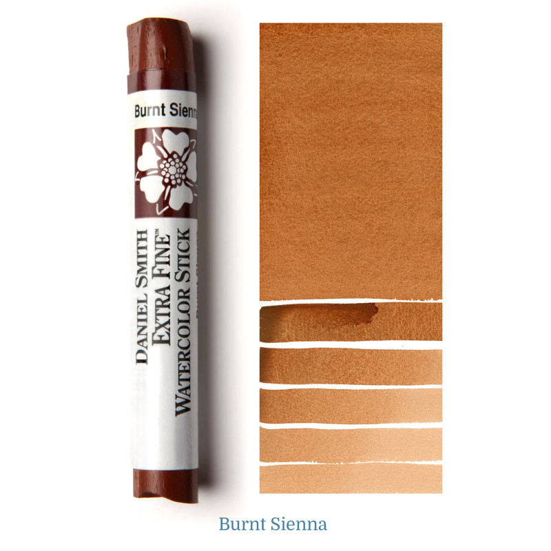 Terre de Sienne brûlée - aquarelle extra-fine stick Daniel Smith
