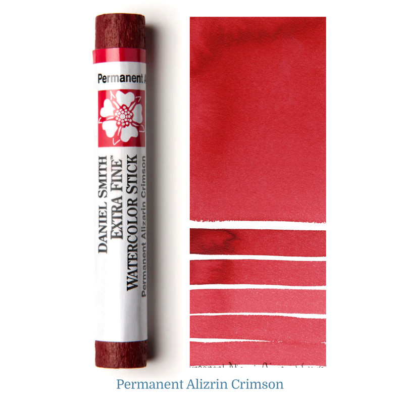 Alizarine cramoisie permanente - aquarelle extra-fine stick Daniel Smith