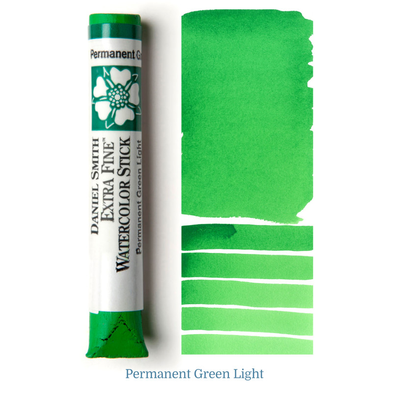 Vert permanent clair - aquarelle extra-fine stick Daniel Smith