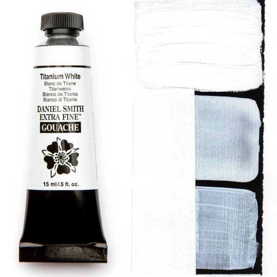 Blanc de titane - gouache extra-fine Tube 15 ml Daniel Smith