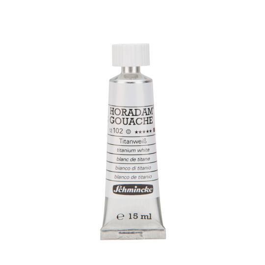 Blanc de titane - Gouache extra fine Tube 15 ml Schmincke Horadam