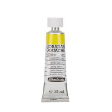 Jaune citron - Gouache extra fine Tube 15 ml Schmincke Horadam