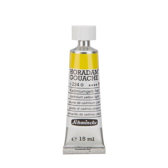 Jaune de cadmium clair - Gouache extra fine Tube 15 ml Schmincke Horadam