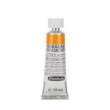 Jaune de cadmium foncé - Gouache extra fine Tube 15 ml Schmincke Horadam