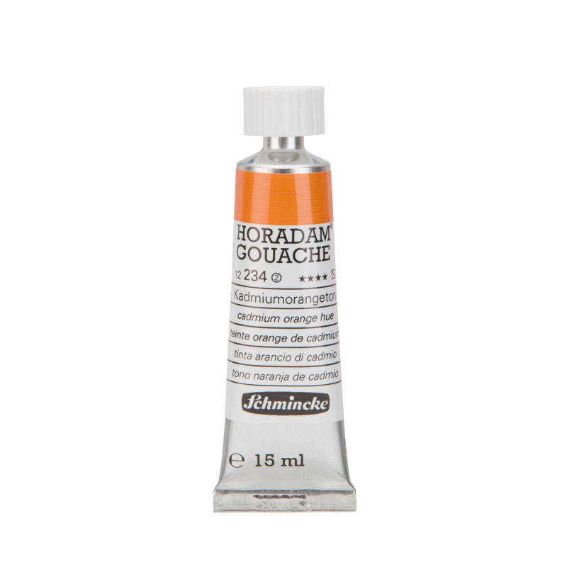 Teinte orange de cadmium - Gouache extra fine Tube 15 ml Schmincke Horadam
