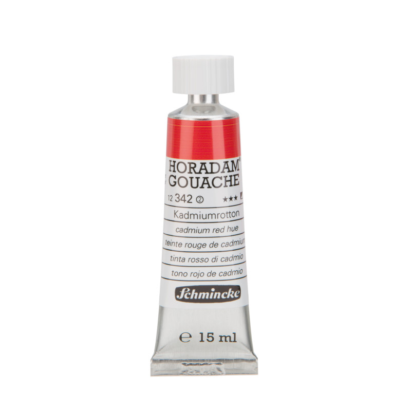 Teinte rouge de cadmium - Gouache extra fine Tube 15 ml Schmincke Horadam