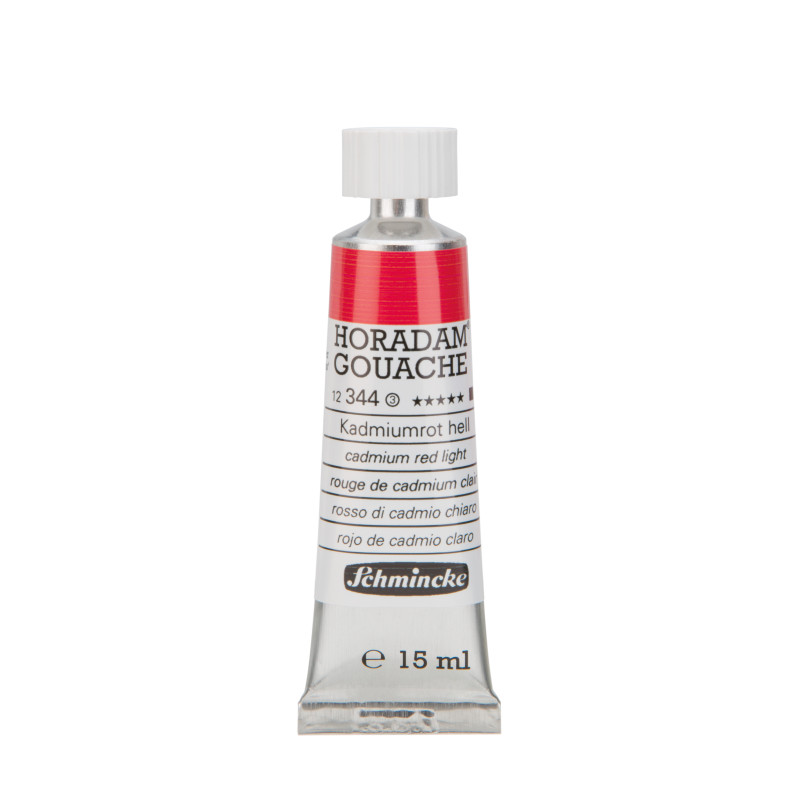Rouge de cadmium clair - Gouache extra fine Tube 15 ml Schmincke Horadam