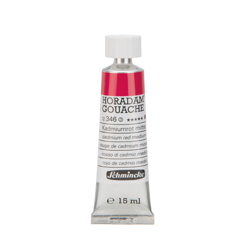 Rouge de cadmium moyen - Gouache extra fine Tube 15 ml Schmincke Horadam