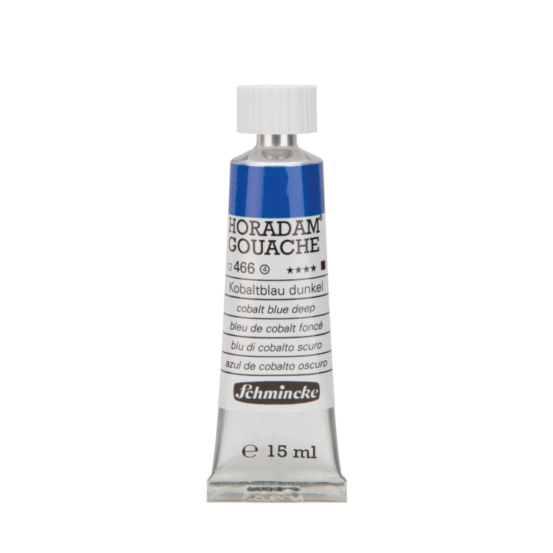 Bleu de cobalt foncé - Gouache extra fine Tube 15 ml Schmincke Horadam
