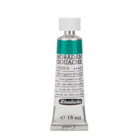 Vert de hélio bleuâtre - Gouache extra fine Tube 15 ml Schmincke Horadam