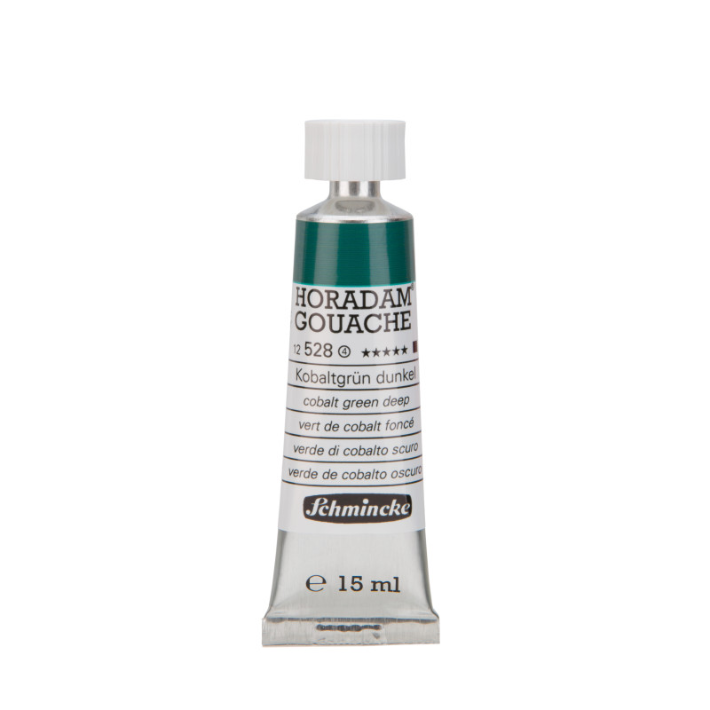 Vert de cobalt foncé - Gouache extra fine Tube 15 ml Schmincke Horadam