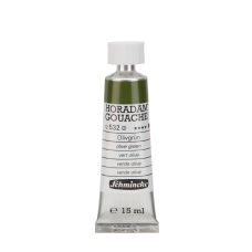 Vert olive - Gouache extra fine Tube 15 ml Schmincke Horadam