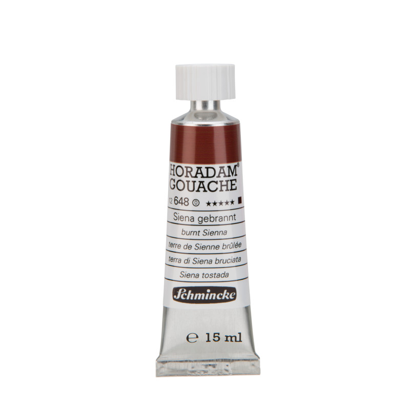 Terre de Sienne brûlée - Gouache extra fine Tube 15 ml Schmincke Horadam