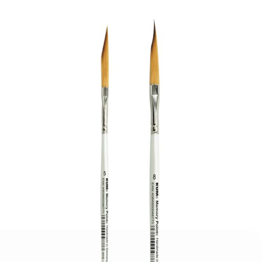 Pinceau aquarelle épée plat Memory Point n°5 Kum