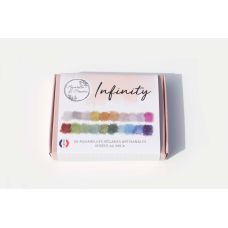 Palette Infinity 20 ½ godets aquarelles extra-fines véganes irisées Aquarelle de Provence