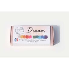 Palette Dream 10 ½ godets aquarelles extra-fines véganes irisées Aquarelle de Provence
