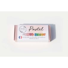 Palette Pastel 10 ½ godets aquarelles extra-fines véganes irisées Aquarelle de Provence