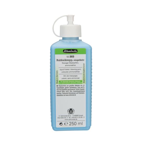 Liquide de masquage bleu flacon 250 ml Schmincke