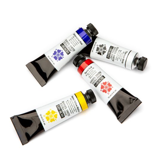 Set des 4 couleurs Gouache mélange primaire en tubes 15ml extra-fine Daniel Smith