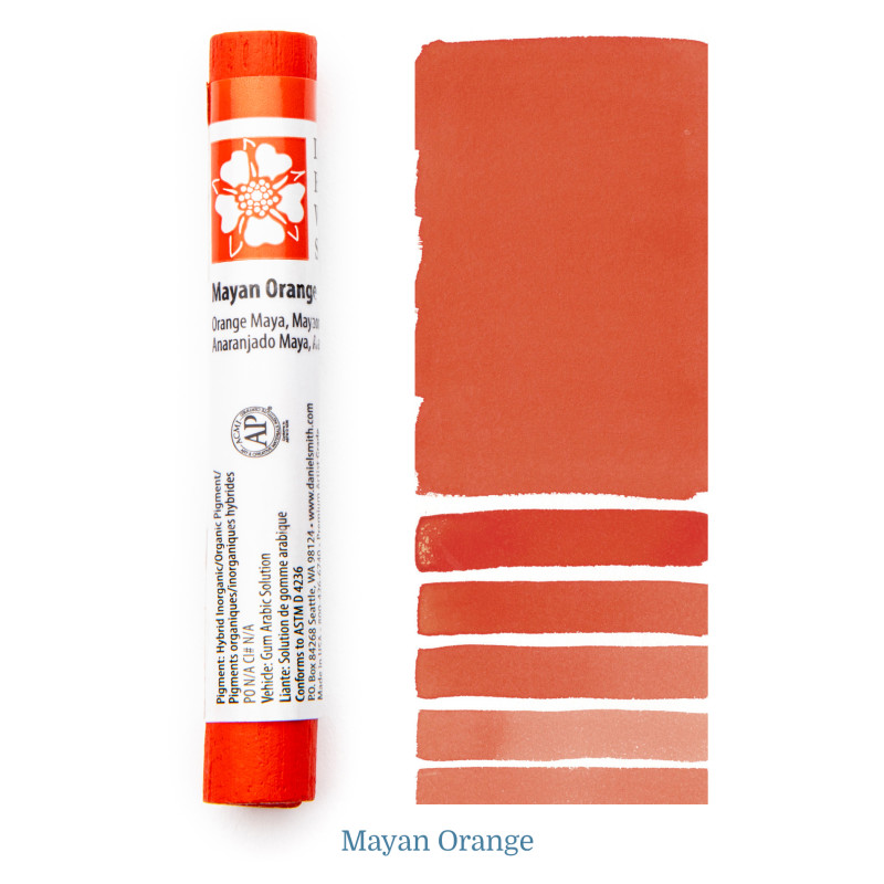 Orange Maya - aquarelle extra-fine stick Daniel Smith
