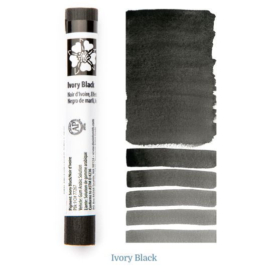 Noir d'ivoire - aquarelle extra-fine stick Daniel Smith