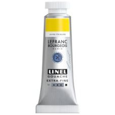 Jaune primaire - gouache extra fine Tube 14 ml Lefranc Bourgeois