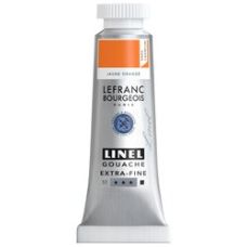 Jaune orange sans cadium - gouache extra fine Tube 14 ml Lefranc Bourgeois