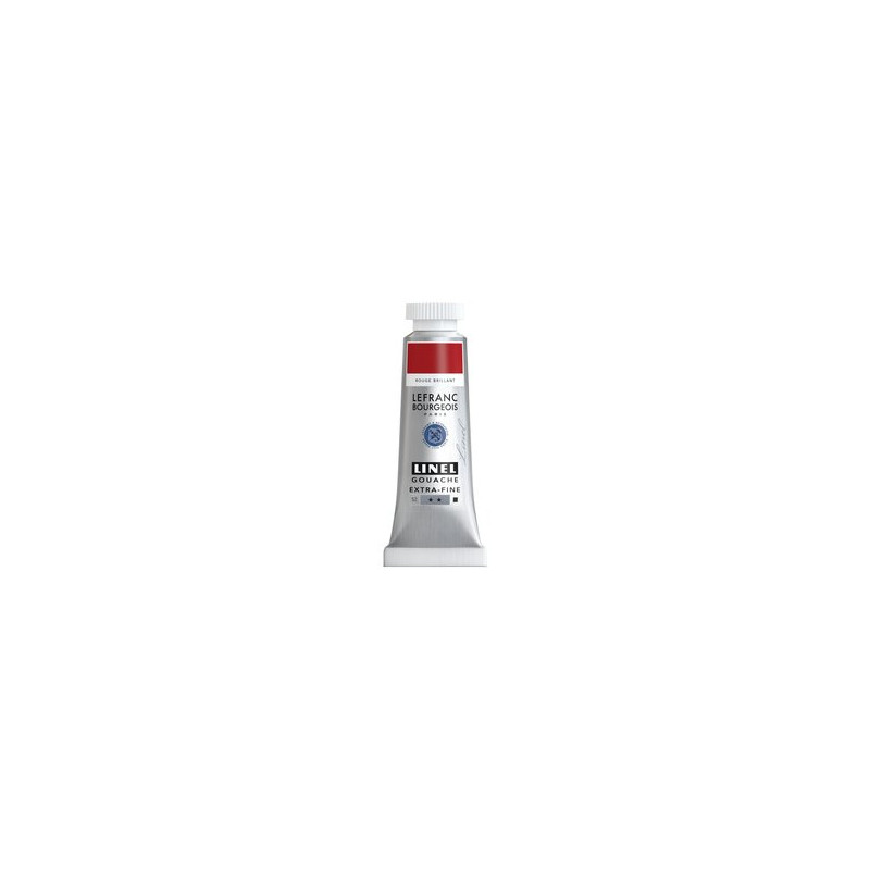 Rouge brillant - gouache extra fine Tube 14 ml Lefranc Bourgeois