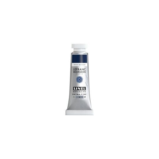 Bleu indigo (imit.) - gouache extra fine Tube 14 ml Lefranc Bourgeois