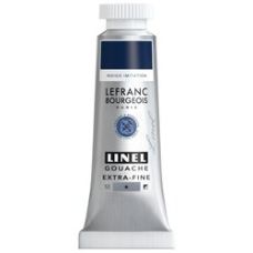 Bleu indigo (imit.) - gouache extra fine Tube 14 ml Lefranc Bourgeois
