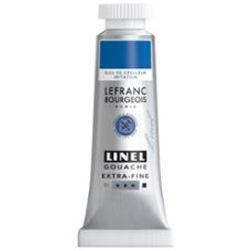 Bleu céruleum (imit.) - gouache extra fine Tube 14 ml Lefranc Bourgeois