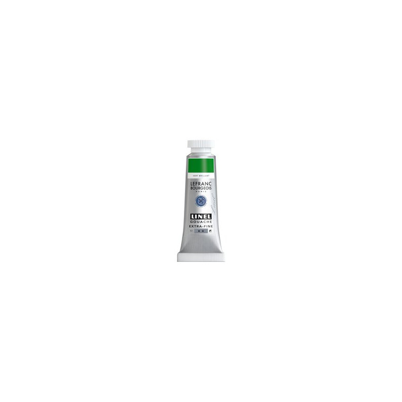 Vert brillant - gouache extra fine Tube 14 ml Lefranc Bourgeois