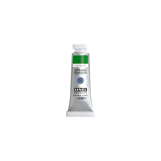 Vert brillant - gouache extra fine Tube 14 ml Lefranc Bourgeois