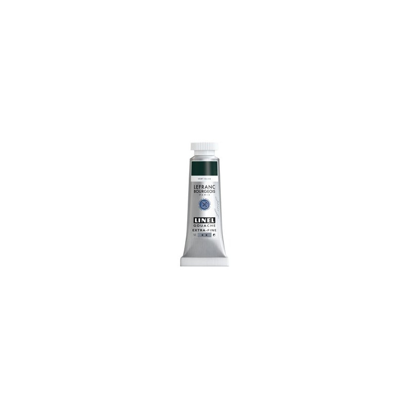 Vert olive - gouache extra fine Tube 14 ml Lefranc Bourgeois