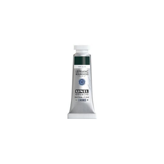 Vert olive - gouache extra fine Tube 14 ml Lefranc Bourgeois