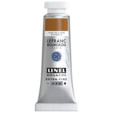 Terre de sienne naturelle - gouache extra fine Tube 14 ml Lefranc Bourgeois