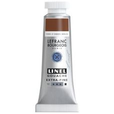 Terre d'ombre brûlée - gouache extra fine Tube 14 ml Lefranc Bourgeois
