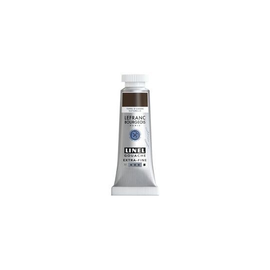 Terre d'ombre naturelle  - gouache extra fine Tube 14 ml Lefranc Bourgeois