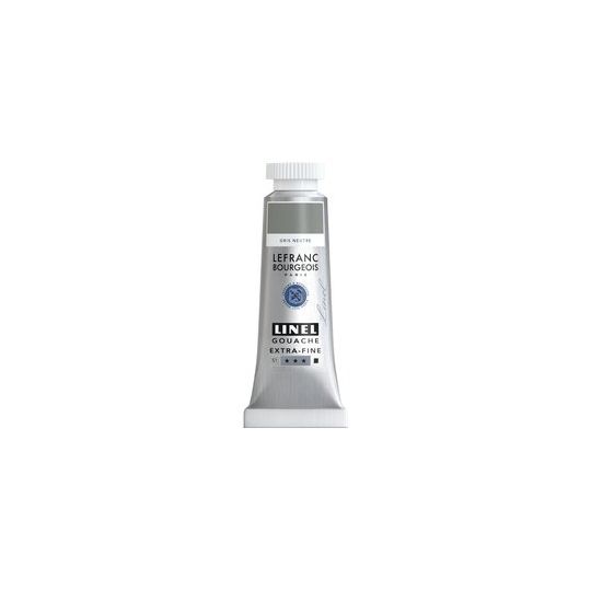 Gris neutre - gouache extra fine Tube 14 ml Lefranc Bourgeois