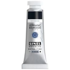 Noir intense - gouache extra fine Tube 14 ml Lefranc Bourgeois