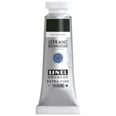 Noir d'ivoire - gouache extra fine Tube 14 ml Lefranc Bourgeois