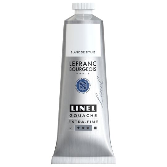 Blanc de titane - gouache extra fine Tube 60 ml Lefranc Bourgeois
