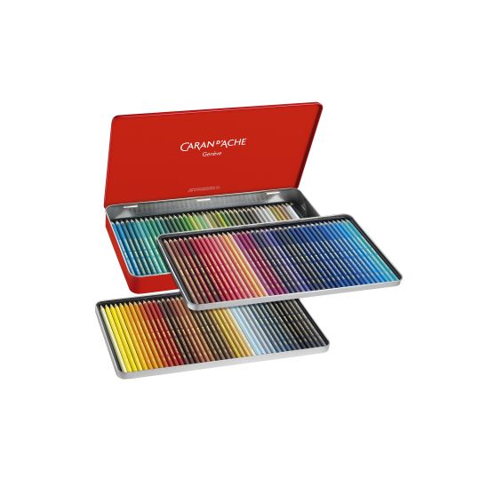 Boîte métal 120 crayons Caran d'Ache Supracolor Soft