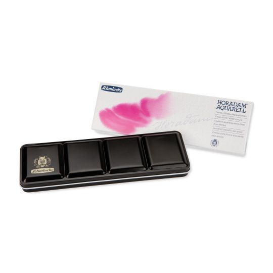 Boîte métal 24 ½ godets Horadam Aquarell Schmincke
