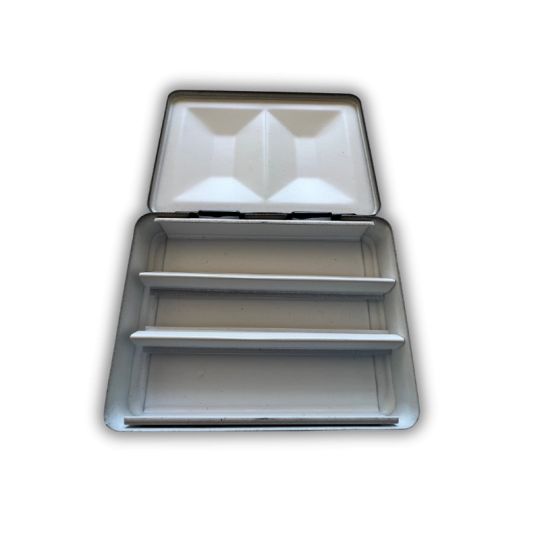 Coffret aquarelle vide de voyage noir mat en métal laqué 8 ½ godets Fome
